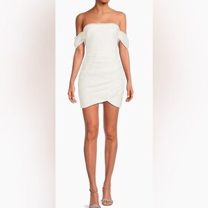 light blue strapless mini dress Light Blue Strapless Mini Dress